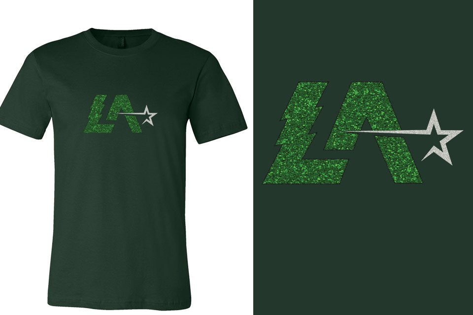 Lightning Allstars LA glitter Unisex t-shirt