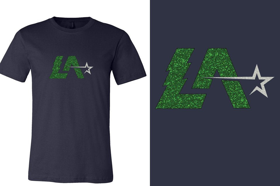Lightning Allstars LA glitter Unisex t-shirt