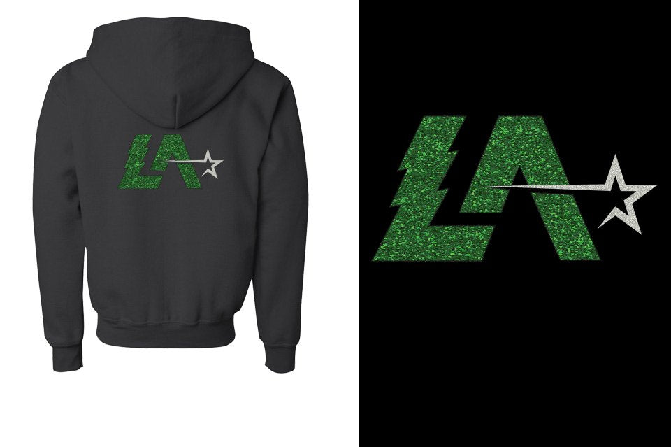 Lightning Allstars LA glitter Youth Unisex Zip Hoodie
