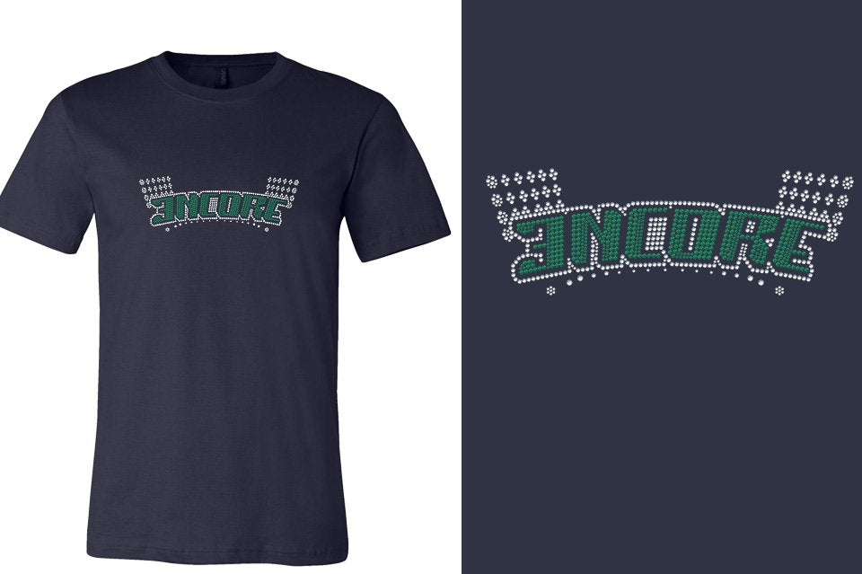 Rhinestones ENCORE Unisex t-shirt