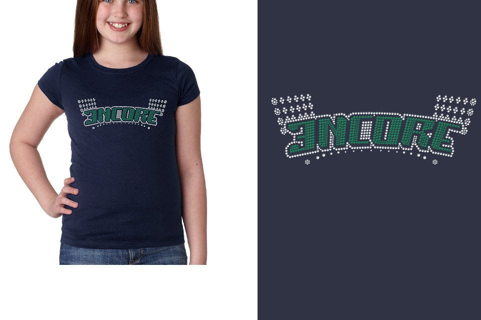 Rhinestones ENCORE Girls' Princess T-Shirt