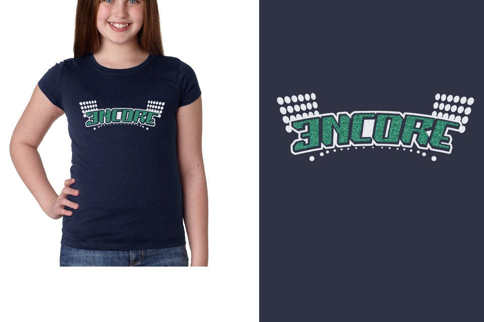 ENCORE glitter Girls' Princess T-Shirt