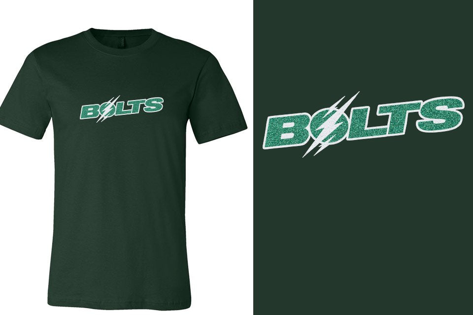 Lightning BOLTS - glitter Unisex t-shirt
