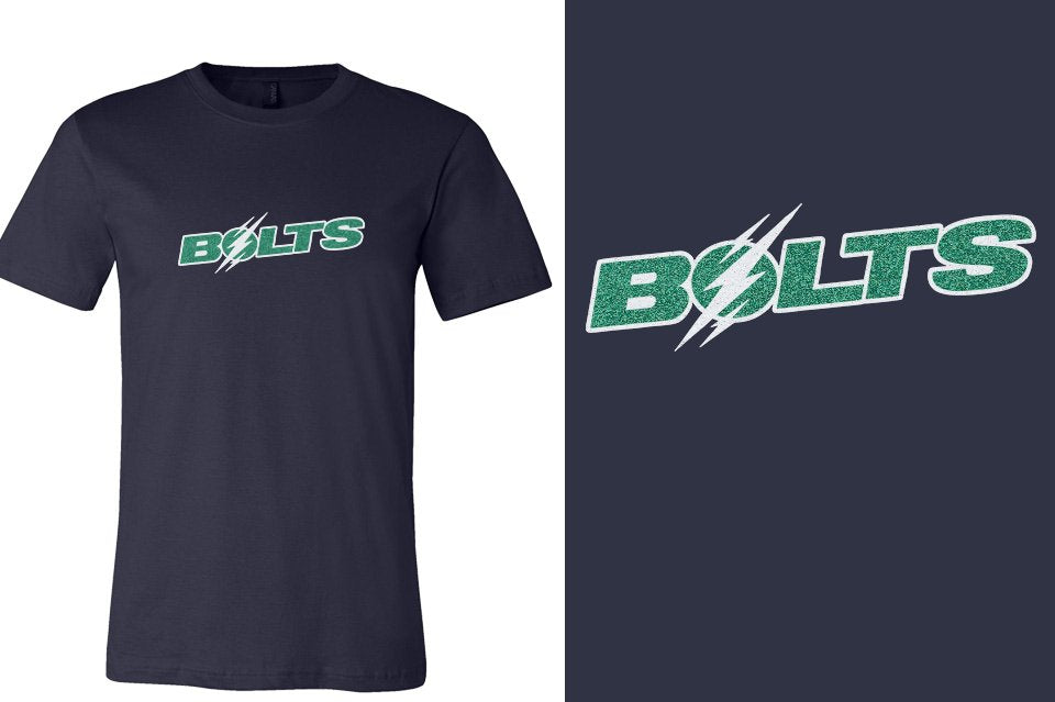 Lightning BOLTS - glitter Unisex t-shirt