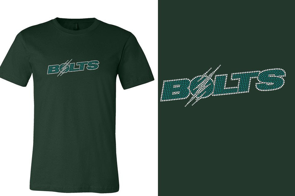 Rhinestones Lightning BOLTS Unisex t-shirt