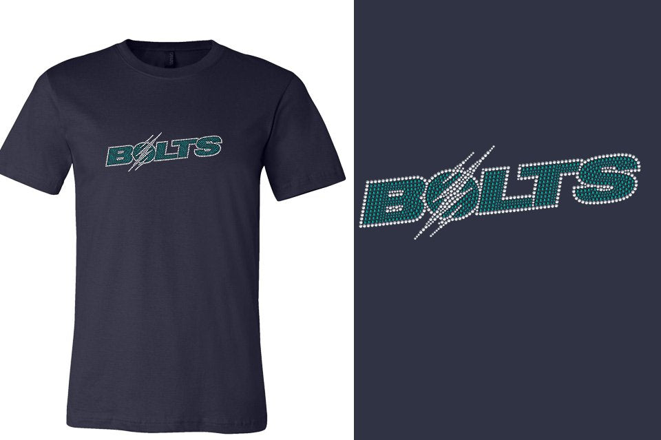 Rhinestones Lightning BOLTS Unisex t-shirt