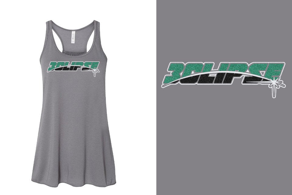 ECLIPSE - glitter Youth Flowy Racerback Tank