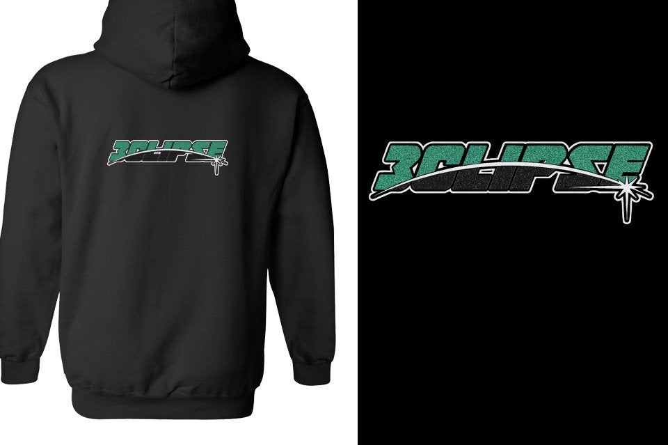 ECLIPSE - glitter Unisex Zip Hoodie