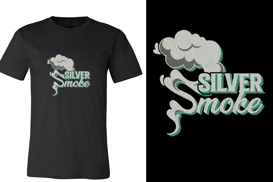 Silver Smoke - glitter Unisex t-shirt