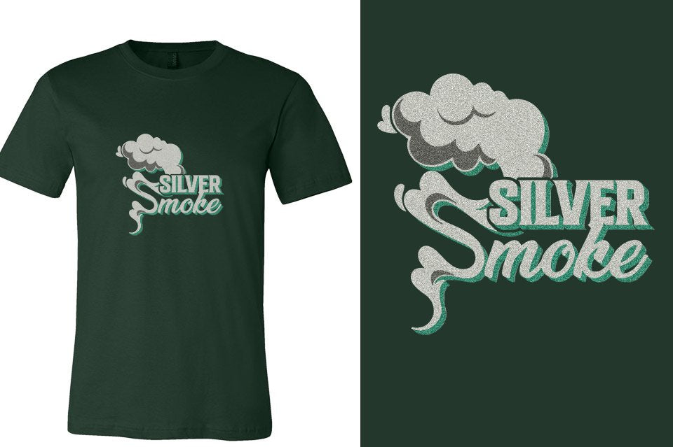 Silver Smoke - glitter Unisex t-shirt