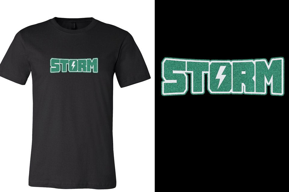 Storm Glitter Unisex t-shirt