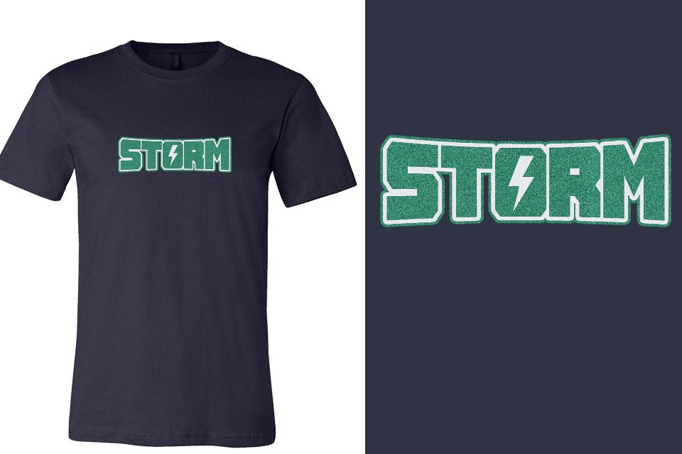 Storm Glitter Unisex t-shirt