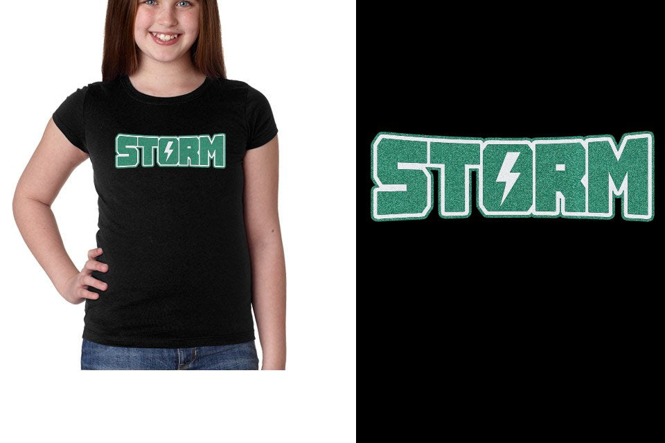 Storm Glitter Girls' Princess T-Shirt