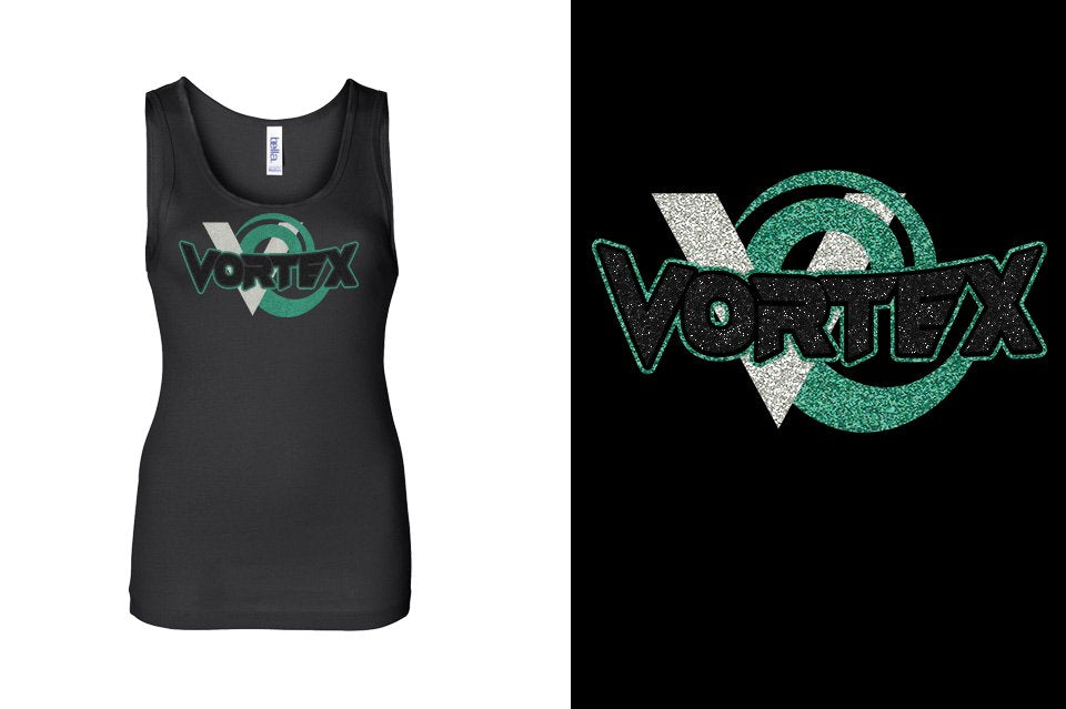 VORTEX Glitter Youth Tank