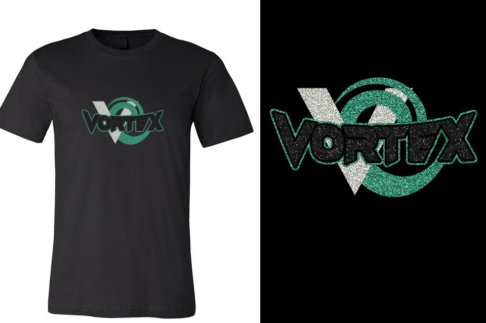 VORTEX Glitter Unisex t-shirt