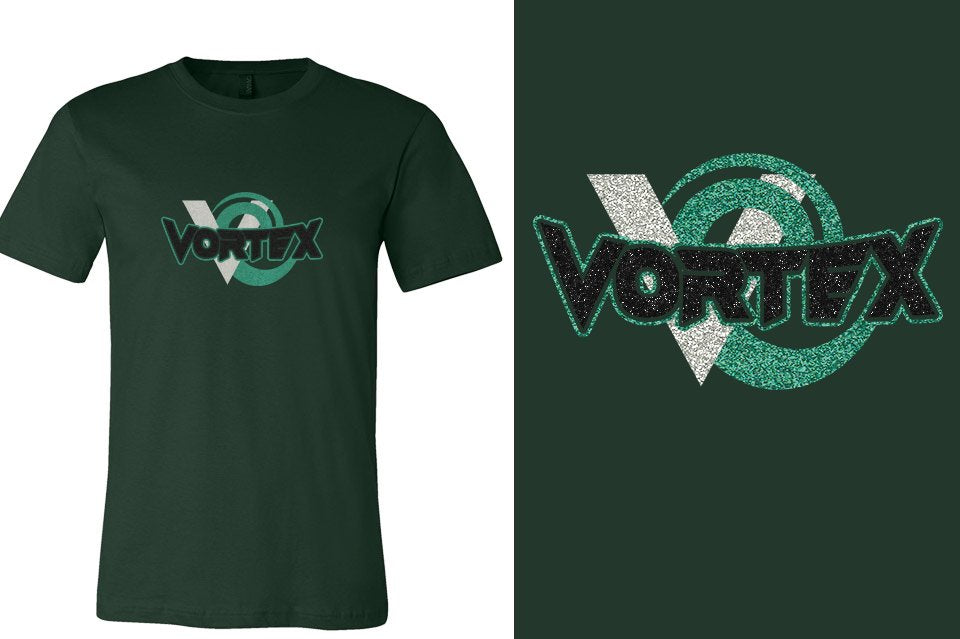 VORTEX Glitter Unisex t-shirt
