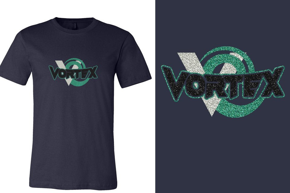 VORTEX Glitter Unisex t-shirt