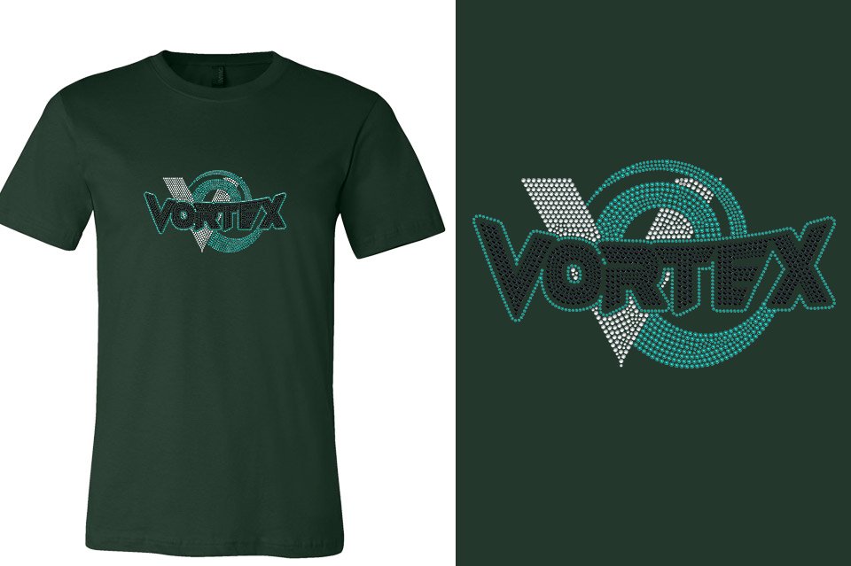 Rhinestones VORTEX Unisex t-shirt