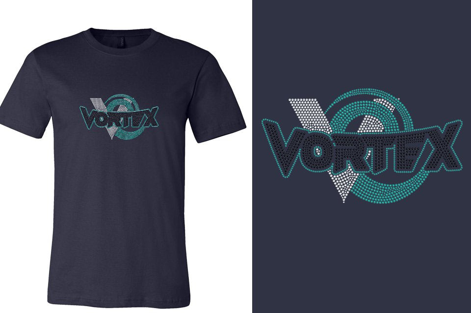 Rhinestones VORTEX Unisex t-shirt
