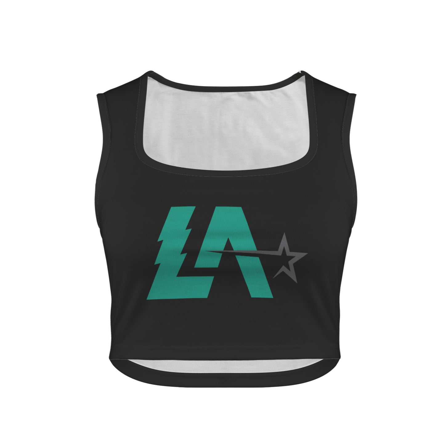 Women's Square Neck Crop Tank Top