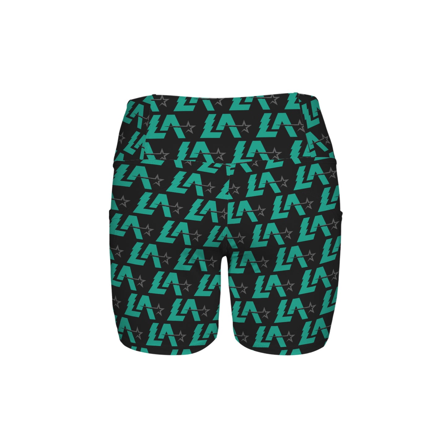High Waist Deep Pockets Yoga Shorts