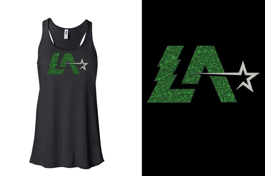 Lightning Allstars LA glitter Youth Flowy Racerback Tank