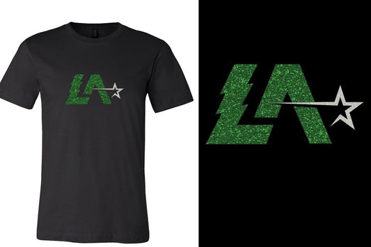 Lightning Allstars LA glitter Unisex t-shirt