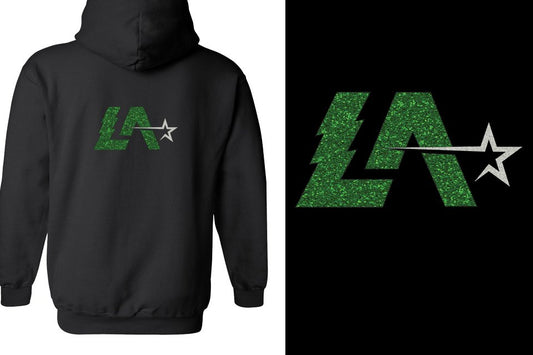 Lightning Allstars LA glitter Unisex Zip Hoodie