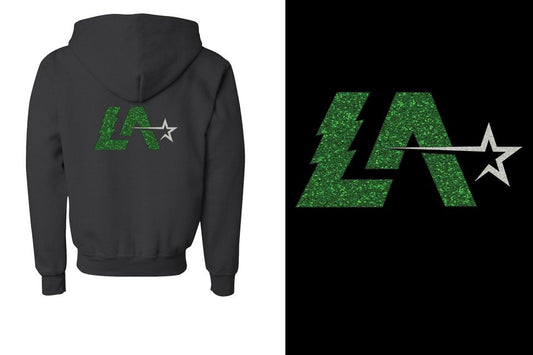 Lightning Allstars LA glitter Youth Unisex Zip Hoodie