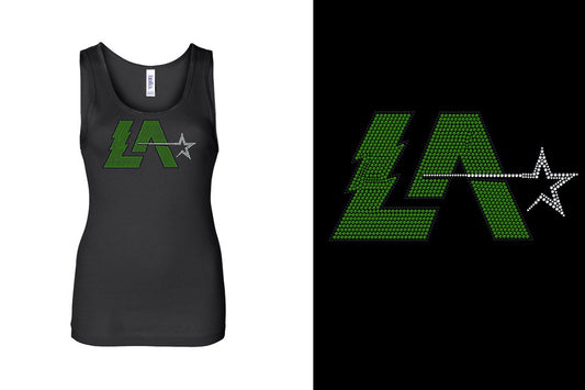 Rhinestones Lightning Allstars LA Youth Tank