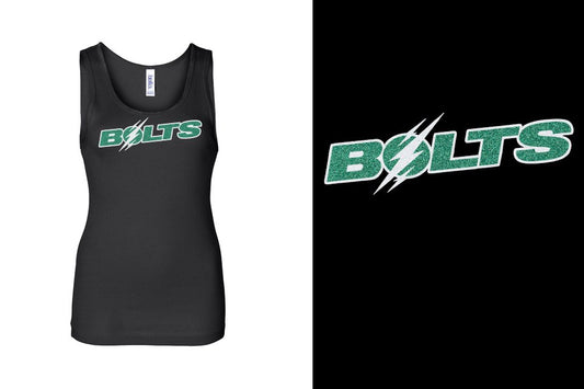 Lightning BOLTS - glitter Youth Tank