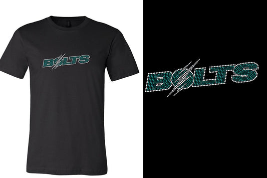 Rhinestones Lightning BOLTS Unisex t-shirt