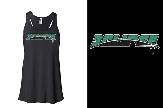 ECLIPSE - glitter Youth Flowy Racerback Tank