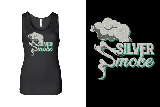 Silver Smoke - glitter Youth Tank