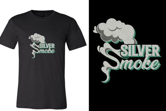 Silver Smoke - glitter Unisex t-shirt