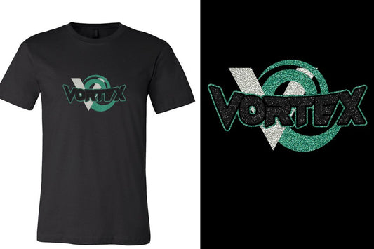 VORTEX Glitter Unisex t-shirt