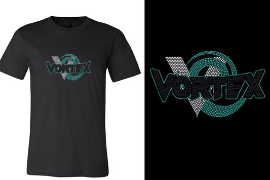 Rhinestones VORTEX Unisex t-shirt