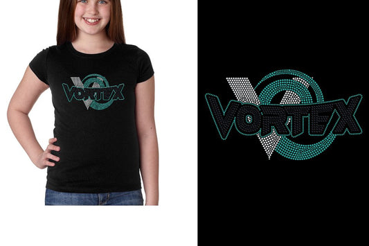 Rhinestones VORTEX Girls' Princess T-Shirt